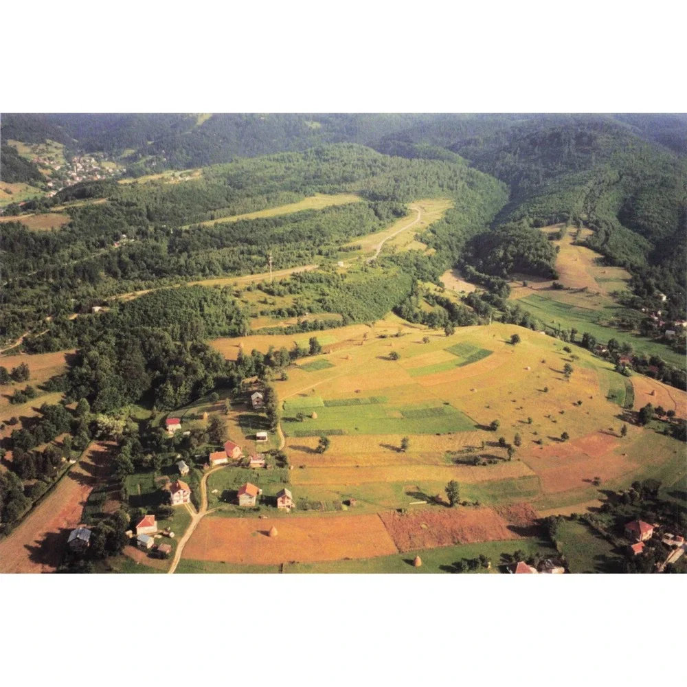 Vintage 1999 USAF Aerial Photos Bosnia Balkans Mountains Rivers Lot of 11 - Picture 9 of 11